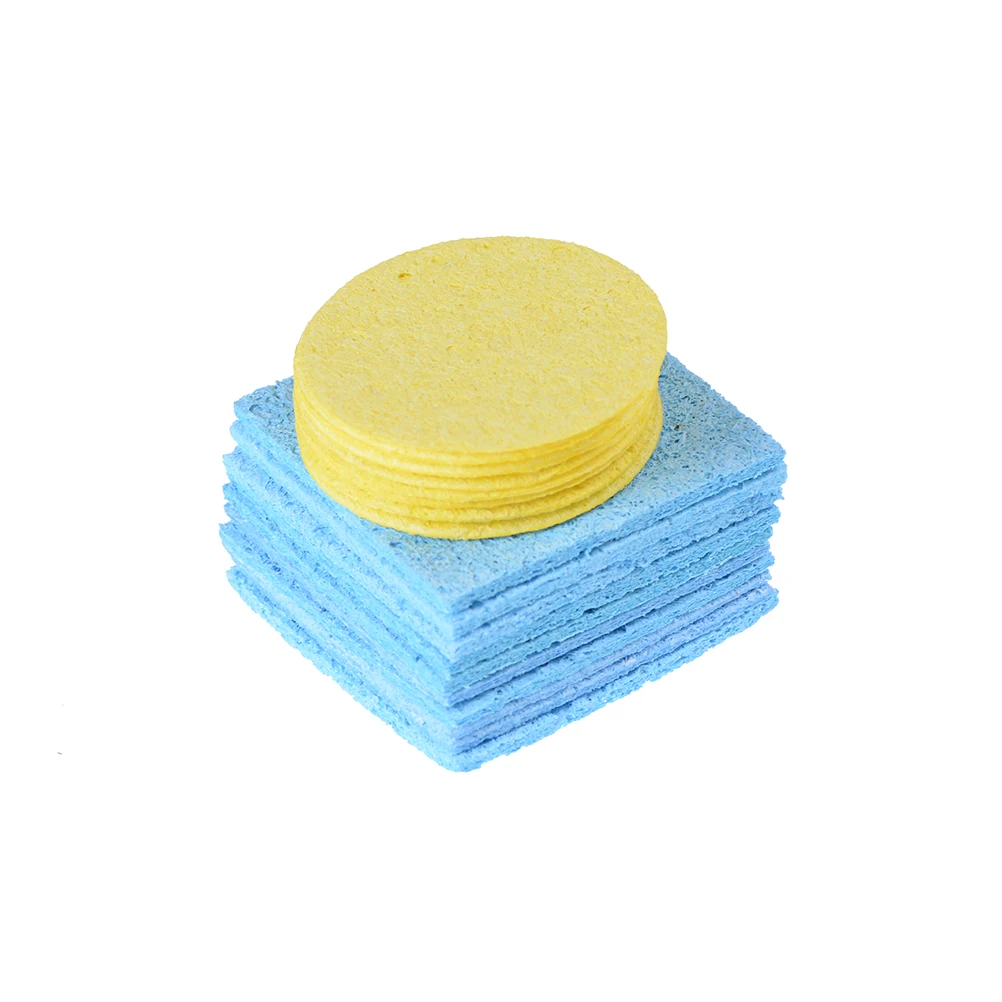 10pcs Solder Iron Tip Welding PCB Cleaning Pads Universal Soldering