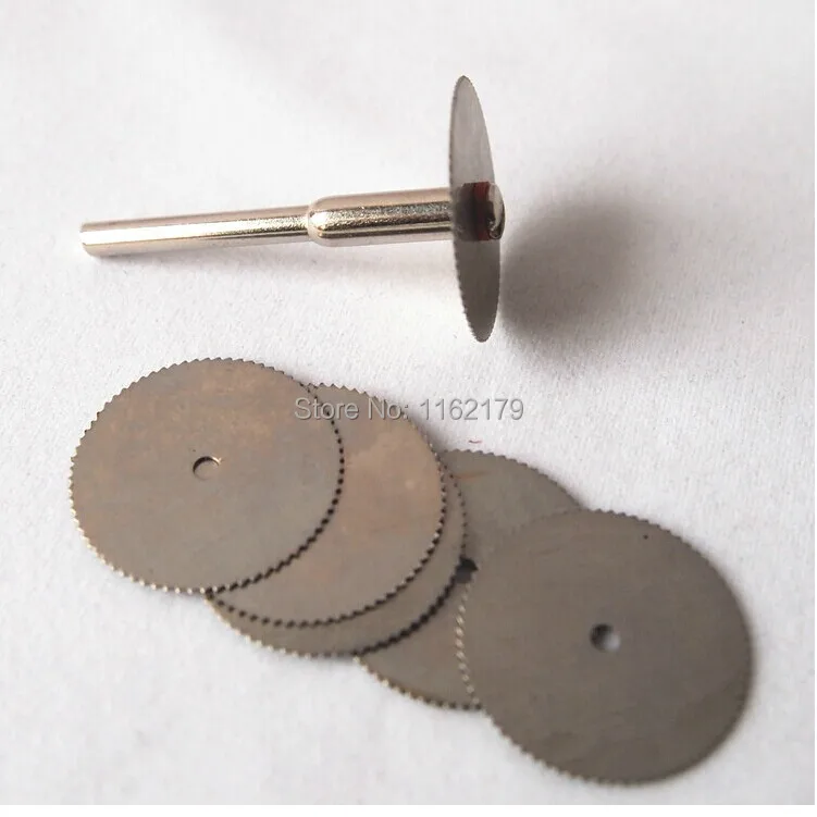 

Woodworking saw blade diameter 22mm 7pcs/lot Cutting discs with 3MM Connecting rod kit Cutting wood and plastic free shipping