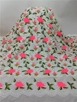 

Free Shipping ! New Guipure Dentelle Lace Fabric Design Cheap High Quality African Lace Trim Green Bridal For Women