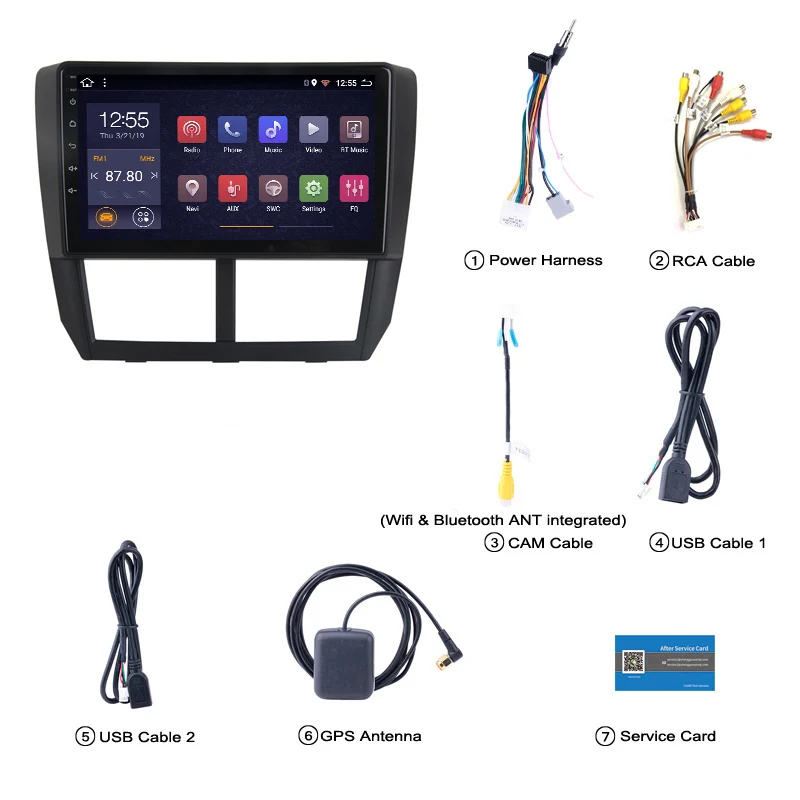 Excellent 2G RAM 32G ROM Android 8.1 Car DVD Multimedia Player GPS for Subaru Forester 2008-2012 radio stereo navigation 5