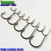Смешанные рыболовные Крючки iseama, Высокоуглеродистая сталь Размер: больше видов смешанных крючков вы выбираете каждый 100 шт. всего 500 шт./партия