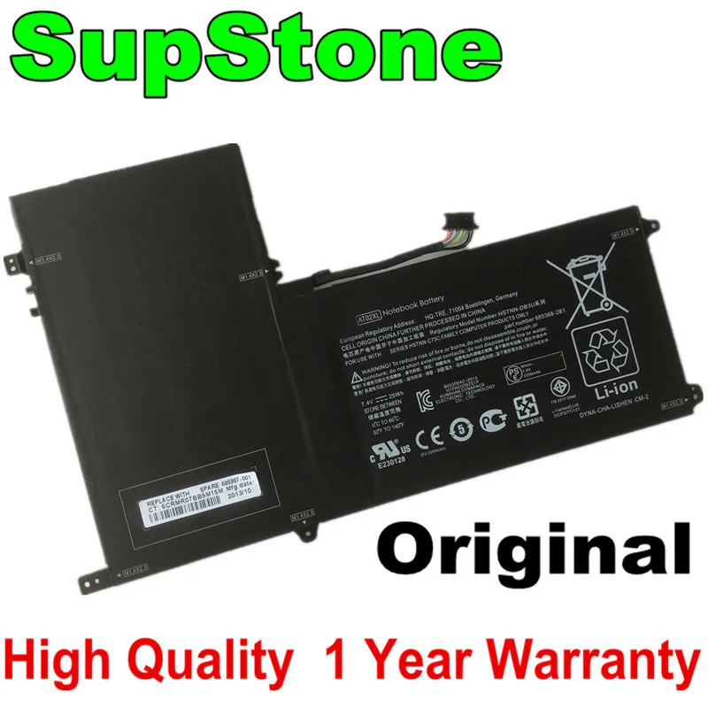 SupStone оригинальные AT02XL Батарея для HP Elitepad 900 G1 Tablel HSTNN-C75C HSTNN-IB3U DB3U AT02025XL D3H85UT 685368-1C1 |