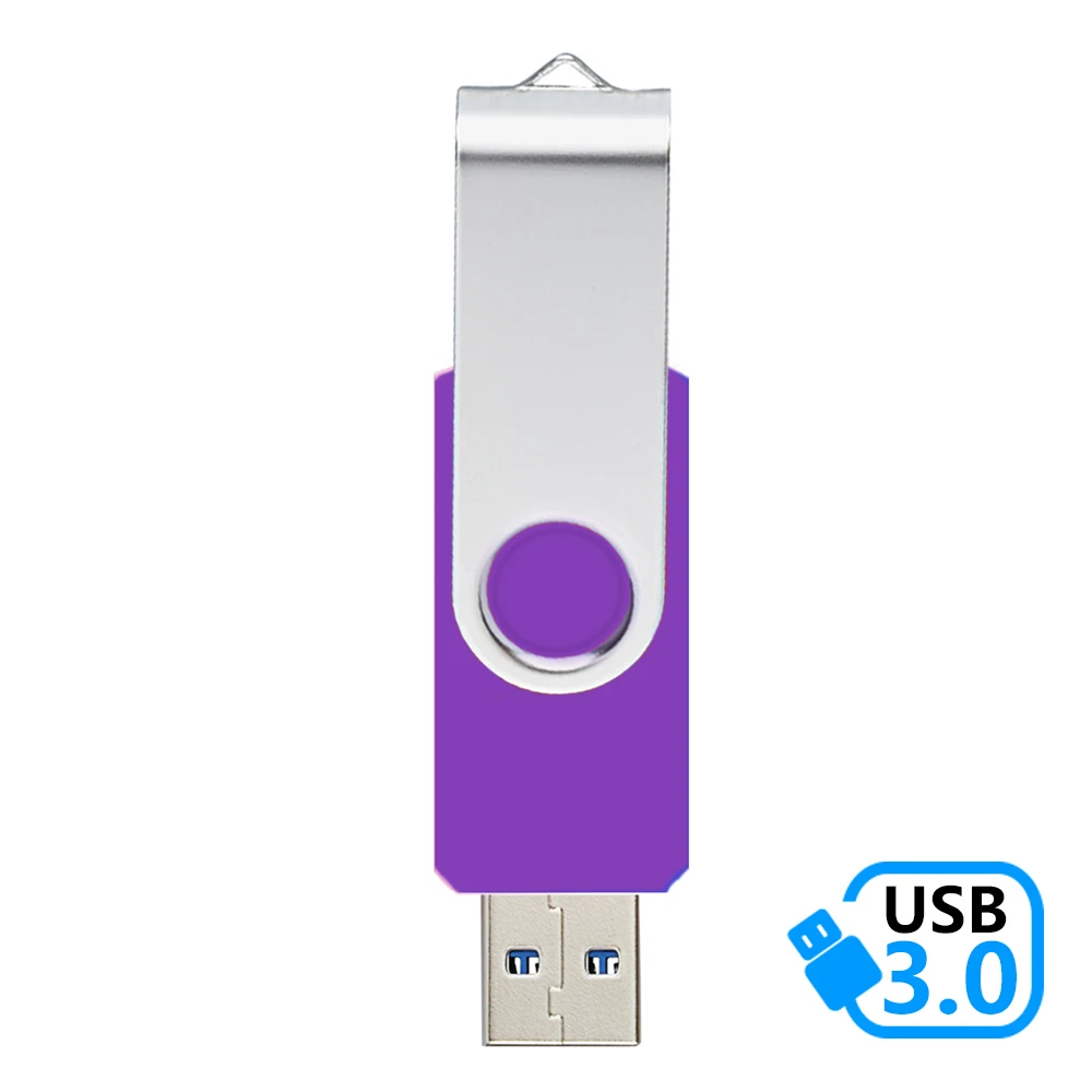 

J-boxing 64GB USB 3.0 Flash Drive Metal Folding Enough Memory Stick Flash Pen Drive Flash Stick 32GB 16GB for PC Tablet Purple