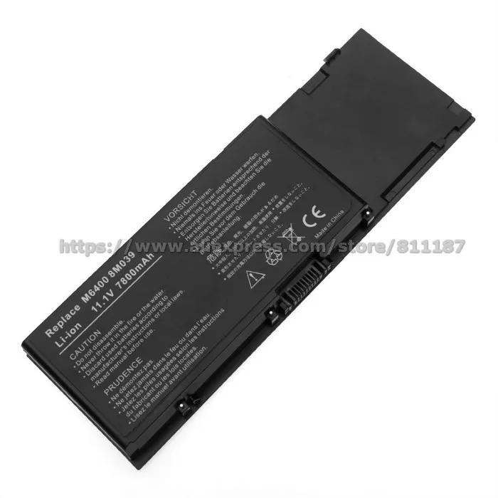 11.1 В 6600 мАч ноутбука Батарея для Dell Precision M6400 M6500 8m039 dw842 312-0873 c565c kr854