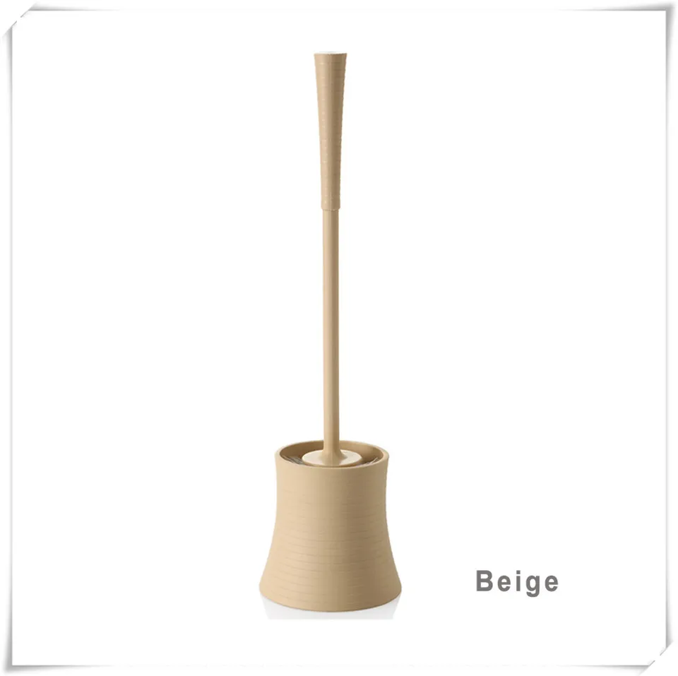 toilet brush set B beige