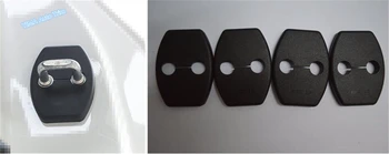 

Lapetus Inner Door Lock Protector Buckle Decorative Cover Trim Fit For Toyota Prado Fj120 Fj150 2014 - 2020 Plastic / Black