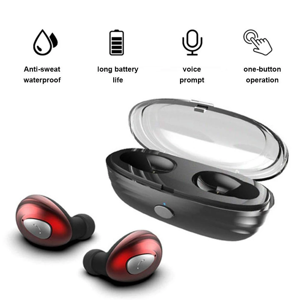 K3 TWS In-Ear Bluetooth V5.0 спортивная Гарнитура беспроводной мини-наушник 3D стерео наушники HIFI гарнитура для iOS Android телефонов