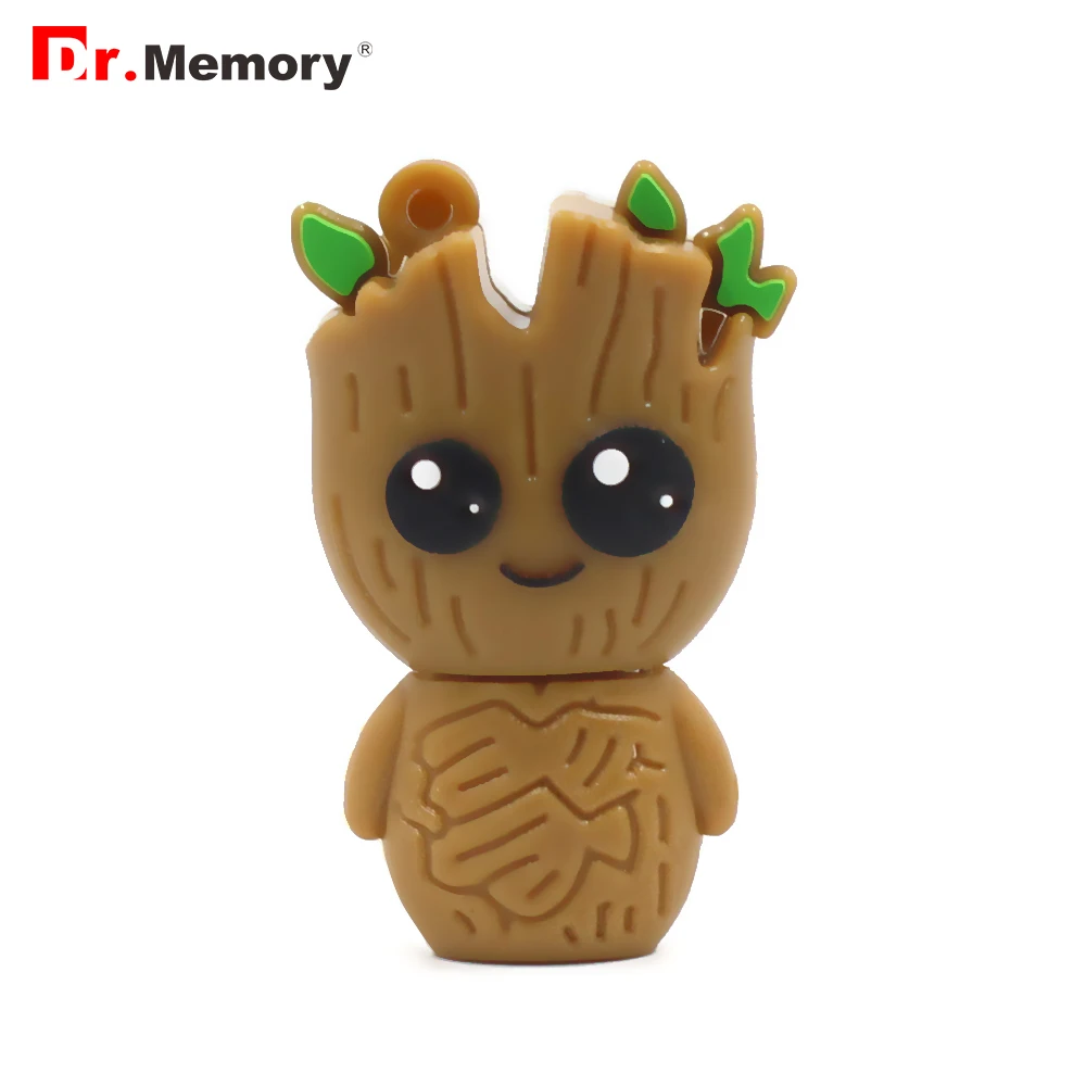 

USB 2.0 Cartoon Cute Tree man Pen Drive Cute Tree Memory stick 4GB 8GB 16GB Lovely Groot Personalized Pendrive Special Gift