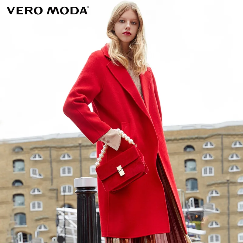 Vero Moda Женское пальто средней длины из шерсти | 318327505