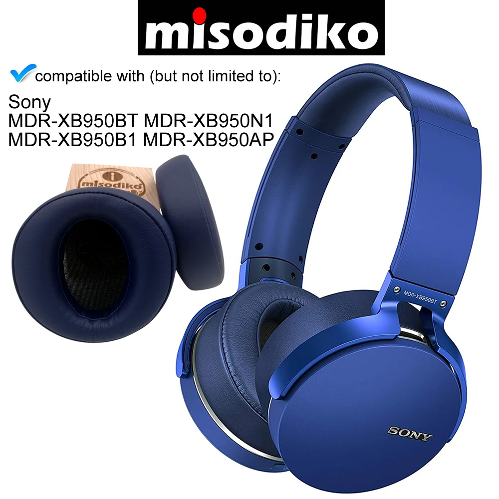 Misodiko сменные амбушюры подушки для sony MDR-XB950BT MDR-XB950N1 XB950AP XB950/H XB950B1 беспроводные наушники