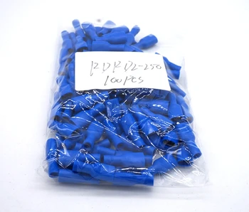 

FDFD2-250 FDFD2.5-250 Female Insulated Electrical Crimp Terminal for 1.5-2.5mm2 Connectors Cable Wire Connector 100PCS/Pack FDFD