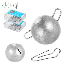 DONQL 5 шт./компл. Lead Jig Head для рыболовный крючок глубокой воде привести Вес Мягкая приманка в виде червей 2g-18g Карп рыболовные принадлежности рыболовные снасти