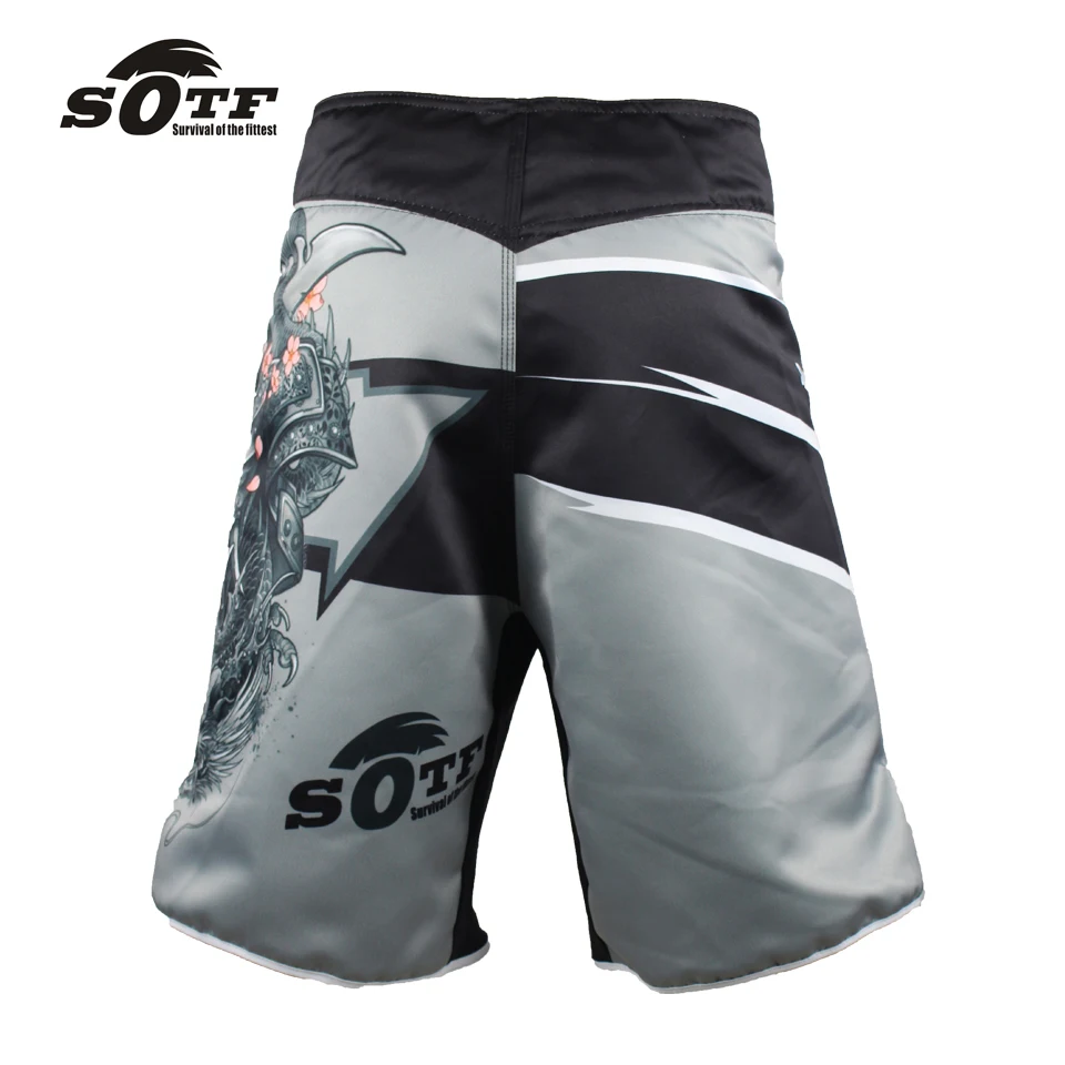 Мужские боксерские штаны ММА шорты для борьбы с захватом короткие полиэфирные кикгели боксерские брюки для муай-тай тайские боксерские трусы MMA