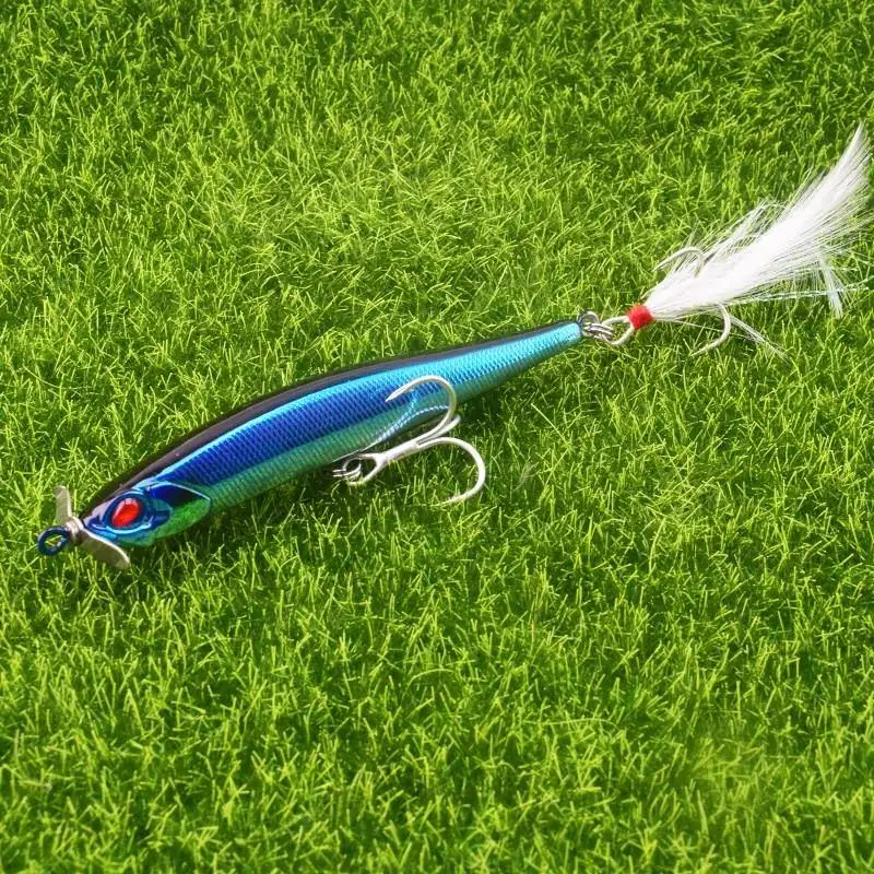 Proleurre пропеллер модель Гольян рыболовные приманки 100 мм 12,5 г тонущие приманки карандаши жесткая Рыбалка воблер окунь Щука рыбалка - Цвет: F