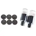 

2Pcs Motion Activated Flashing Blu-ray LED Wheel Lights for Bikes and Cars Free transportation