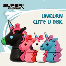 Стиль, мультяшный флеш-накопитель в виде единорога, 64 ГБ, 32 ГБ, usb флеш-накопитель, 128 ГБ, милая лошадь, флешка, реальная емкость, 4 ГБ, 8 ГБ, 16 ГБ, карта памяти