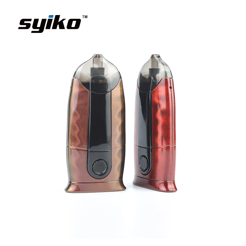 Syiko Алита Pod Vape комплект с 2 мл картридж 650 mAh Батарея светодиодный HD экран все в одном испаритель электронная сигарета