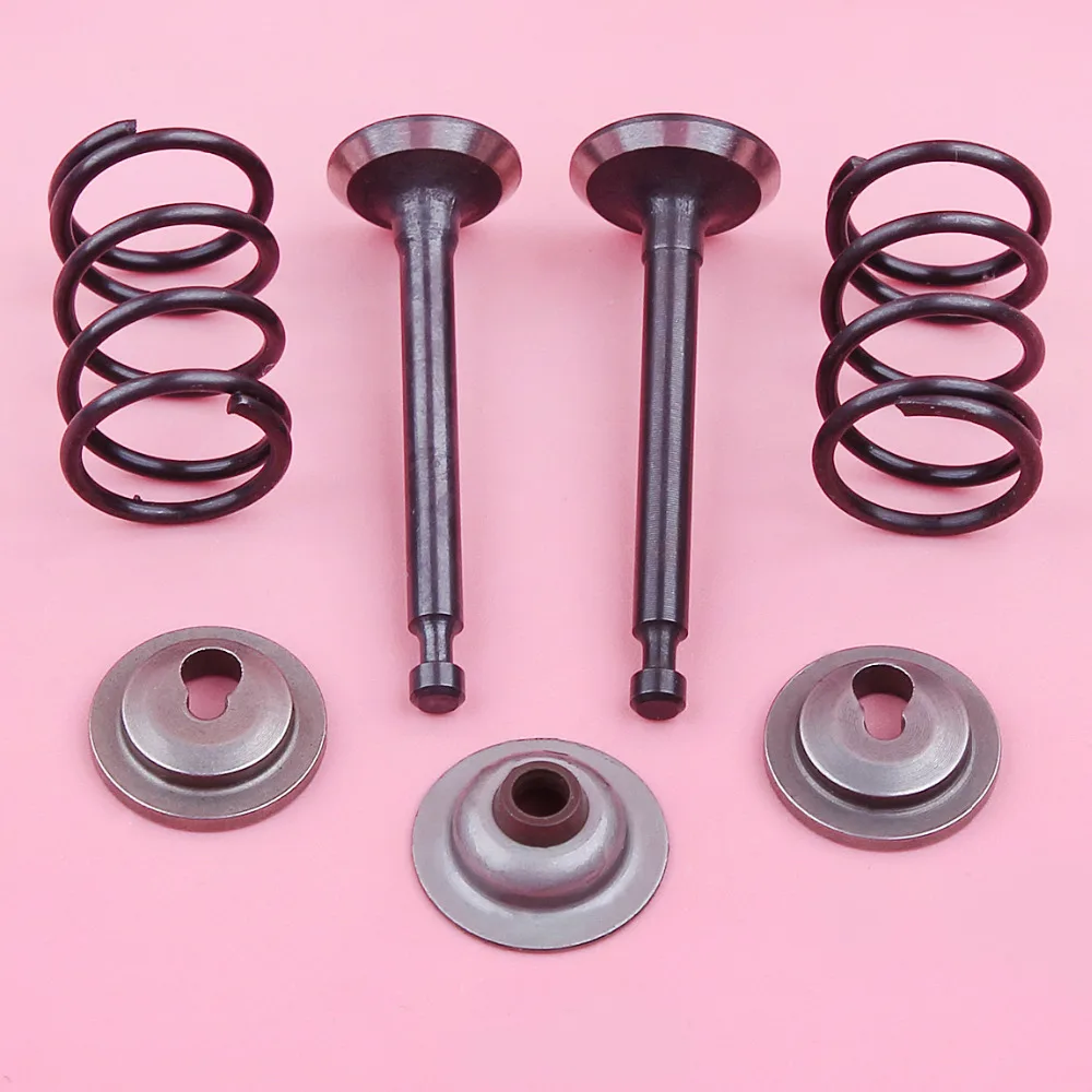 Intake Exhaust Valve Spring Retainer Stem Seal Set Kit For Honda GX25 HHT25S GX 25 Trimmer Brush Cutter Engine Part