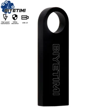 Оригинальная металлическая usb флешка 64 ГБ 32 ГБ 16 ГБ Водонепроницаемая Флэшка высокоскоростная карта памяти 128 ГБ флэш-накопитель микро-флэш-накопитель