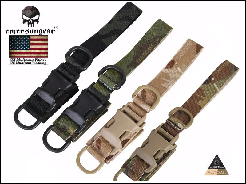 

EmersonGear Tactical Keychain Outdoor Camping Hiking Edc Gear Survival Tool EM8897 Multicam Black