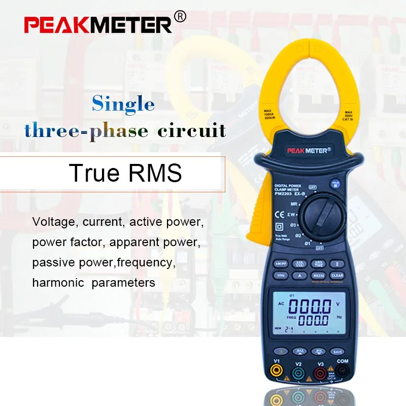 Buy PEAKMETER Digital Clamp Meter MS2203 MS2205 Single