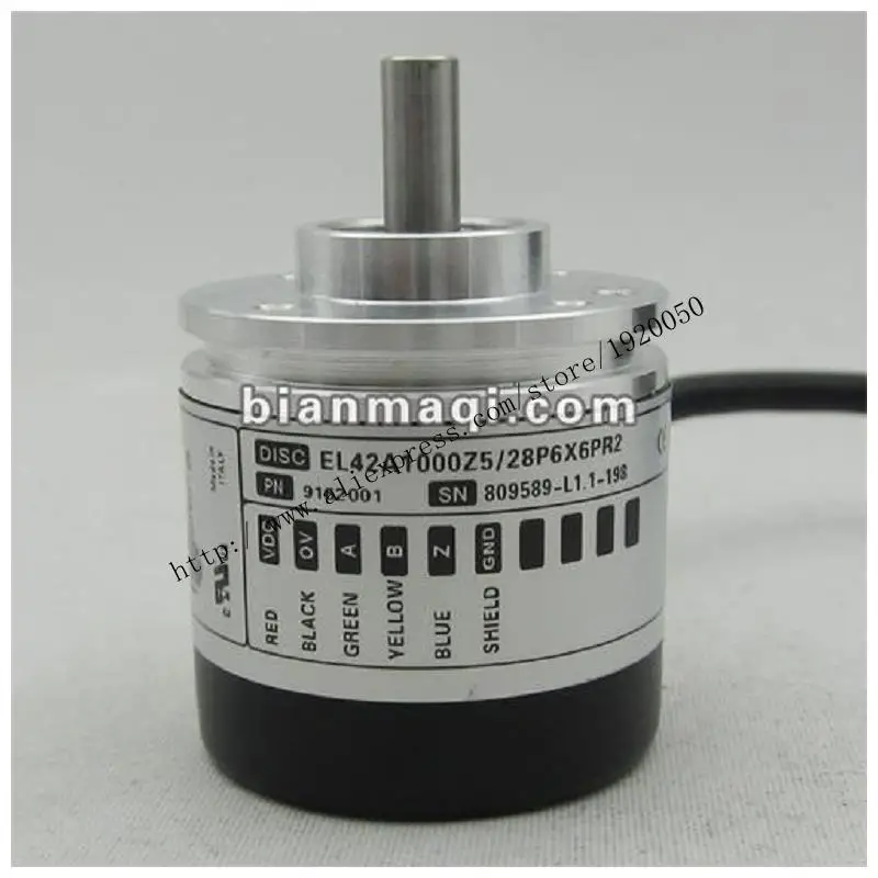 

Meaning Seoul record EL42A1000Z5 / 28P6X6PR2 6mm1000 line rotary encoder shaft diameter outer diameter of 42mm