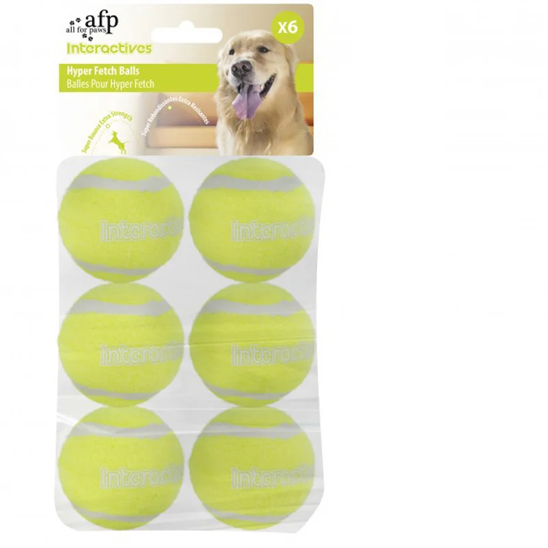 Fast Shipping Dog Toys Pet Tennis 6pcs Machine Balls Dog Ball Jouet Chien Honden Speelgoed Juguete Perro Pet Products