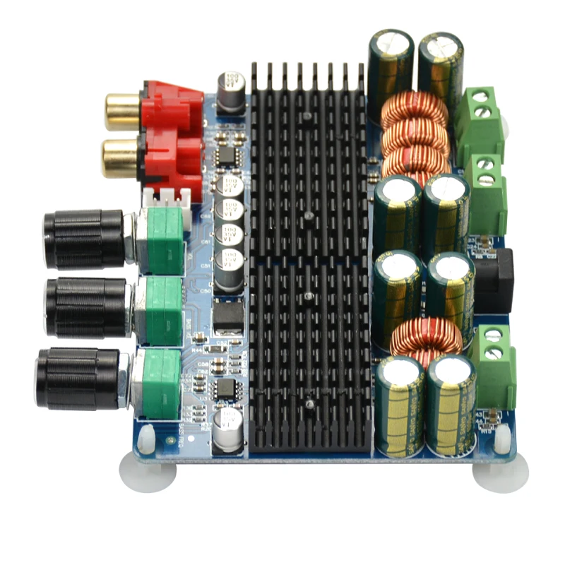 Aiyima TPA3116 стерео усилитель звуковой платы 2 1 канальный цифровой звука DC12 26V 50 Вт * 100
