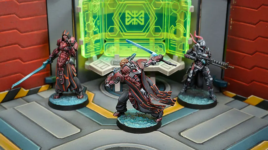 [Loong Way Miniatures] Corvus Belli Infinity 0533 UMBRA LEGATES 32 мм Металлические Миниатюрные