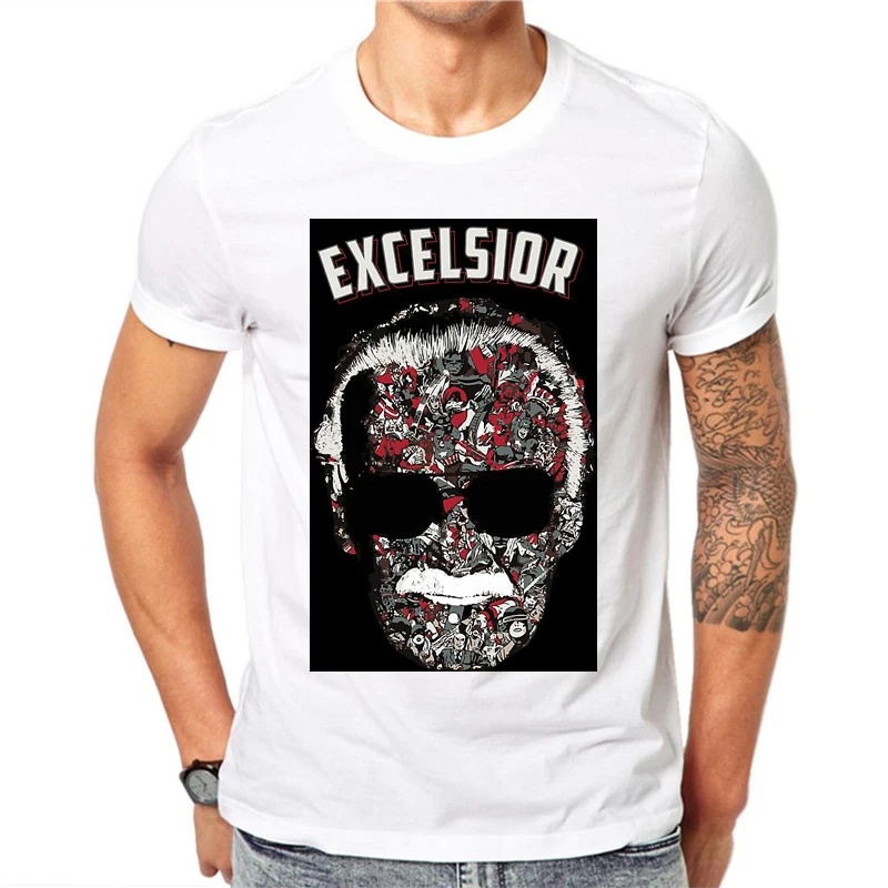 Stan Lee T camisa de los hombres Rip superhéroe Anime padre Camiseta 100% algodón blanco conmemorar Camiseta Original homenaje Camiseta Casual Stan Lee T camisa de los hombres Rip superhéroe Anime padre Camiseta 100% algodón blanco conmemorar Camiseta Original homenaje Camiseta Casual