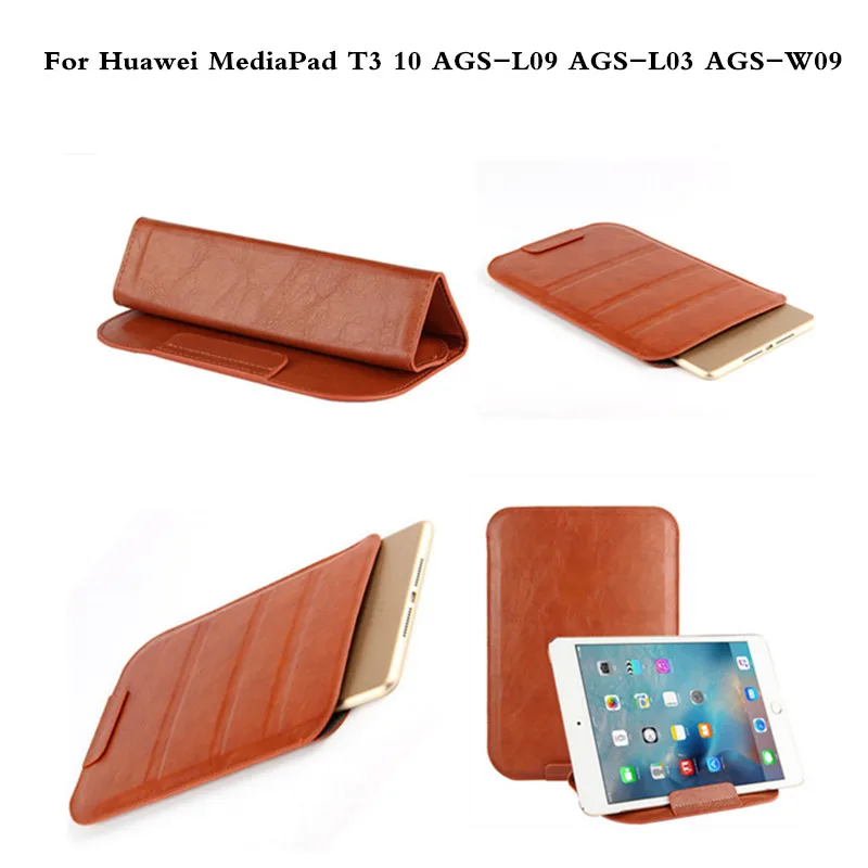 

PU Leather Protective Tablet PC Bag Pouch Sleeve Case For Huawei MediaPad T3 10 AGS-L09 AGS-L03 AGS-W09 9.6" Tablet Bags