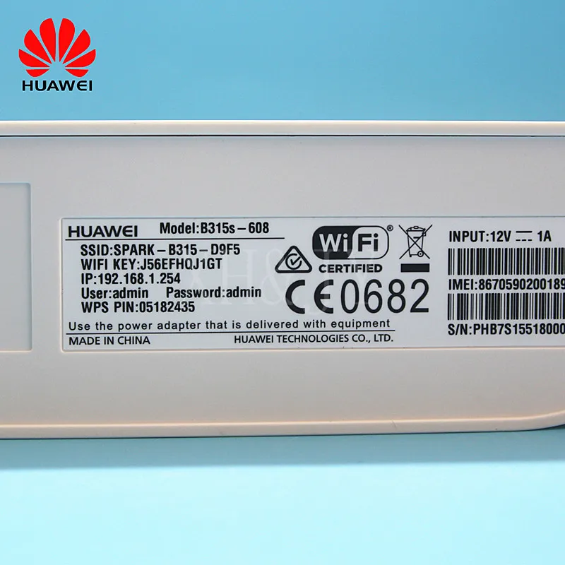 Разблокированный используемый huawei B315 B315s-608 150 Мбит/с 4G LTE CPE беспроводной шлюз Wifi маршрутизатор с 4g SMA антенна PK huawei B310 B525