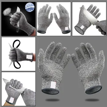 

Metal Mesh Butcher Cut-Resistant Glove Multifunction Cut Proof Stab Resistant Anti-cut Gloves Safety Tools Kitchen Gadgets