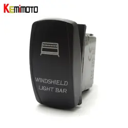 Kemimoto для POLARIS общие 1000 rzr 4 XP4 utv Winshield переключатель синий светодиод лазерный перекидной лазерный подсветкой лебедки в переключатель