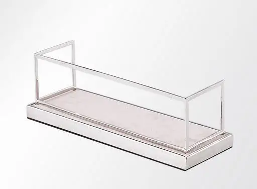 Stainless steel metal wallet display rack desktop stand store display fixture wallet storage tray standing