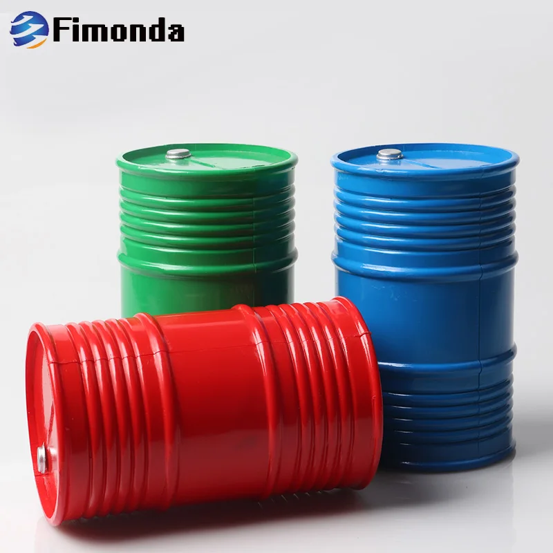 

Plastic Mini Oil Drum Tool For 1/10 RC Crawler Car Axial SCX10 90047 TAMIYA CC01 D90 D110 TF2 Traxxas TRX4 Simulation Decoration