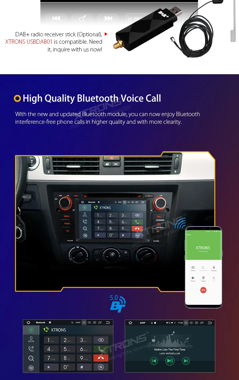 Perfect 7" Android 8.0 OS Car DVD Multimedia Radio for BMW E90 2005-2012 & E91 2005-2012 & E92 2006-2013 & E93 2007-2013 & M3 2007-2012 14