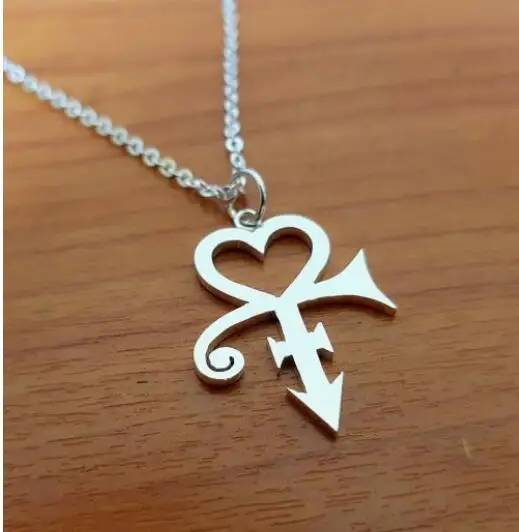 

SanLan 10pcs Heart Of the Love prince symbol necklace Remembrance Symbol