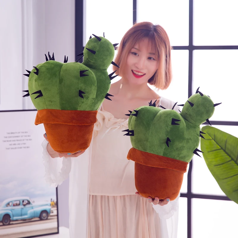 

Simulated Plant Cactus Pillow Potted Decoration Living Room Plush Toys Weird Personality Creative Gift