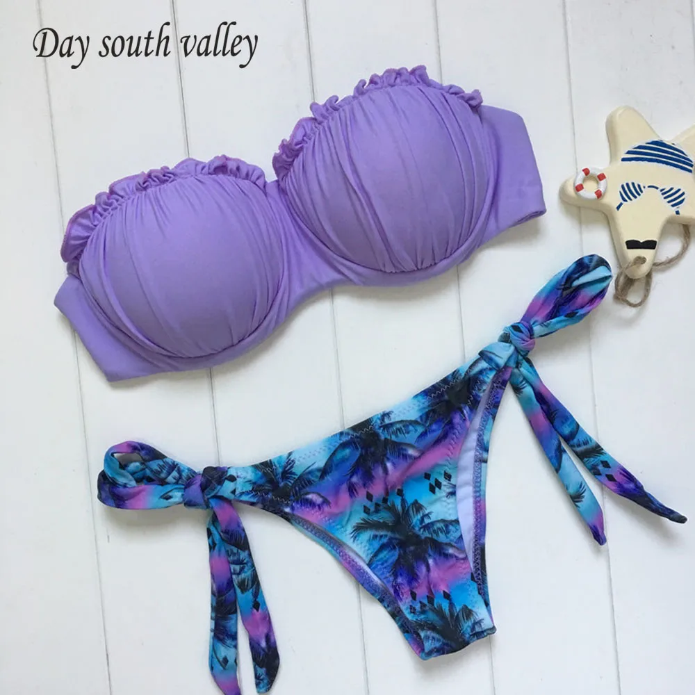 Bikini 2017 Swimwear Women Swimsuit Bathing Suit Straps Sexy Bikinis