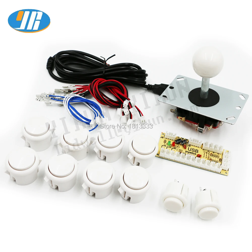 SANWA JLF-TP-8YT Joystick with 8 OBSJ-30 BUTON and 2 OBSJ-24 button