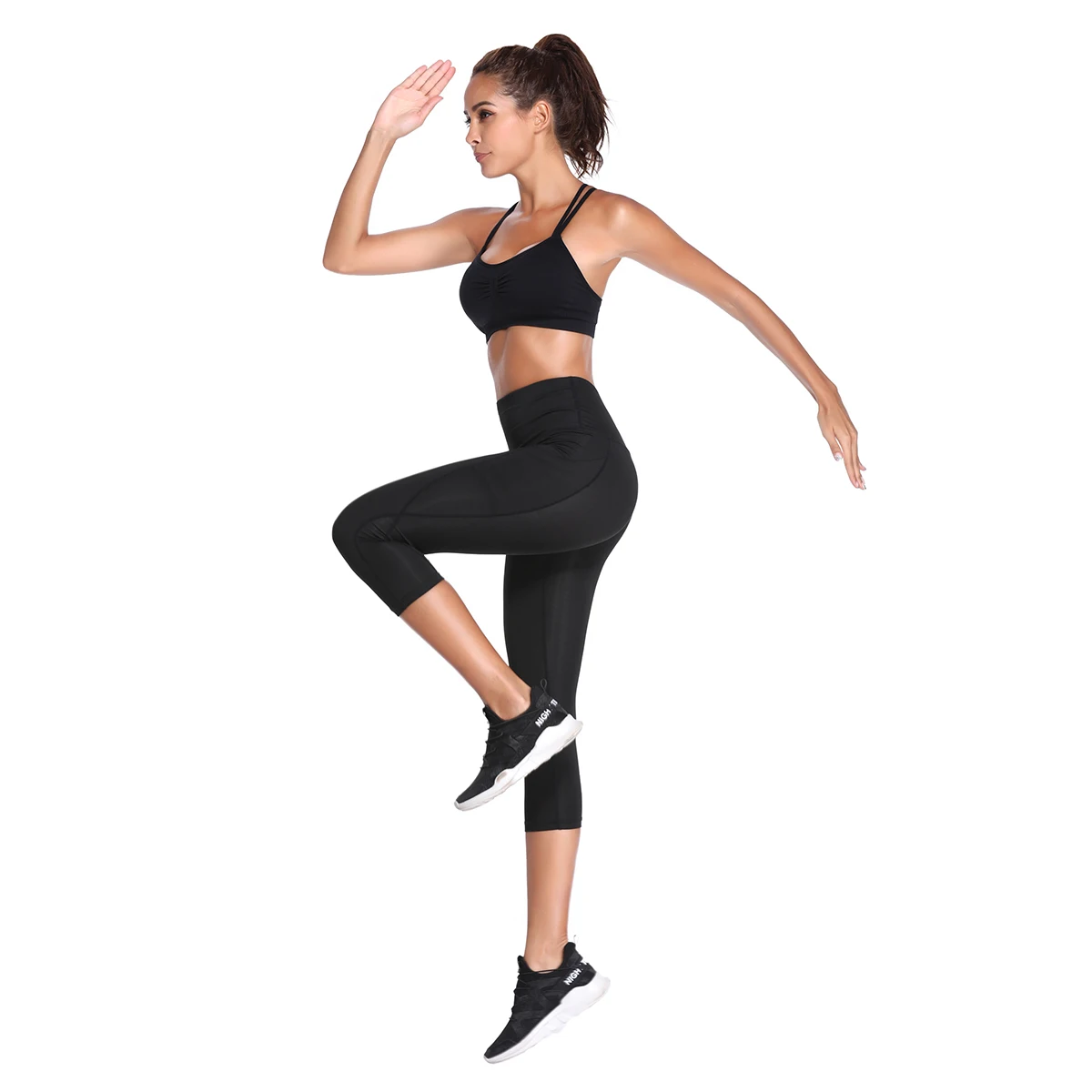 Joyshaper Push Up Leggings Workout Sportswear Gym Fitness Legging Capris High Waist Jegging Women Pants Elastic Mujer Seamless
