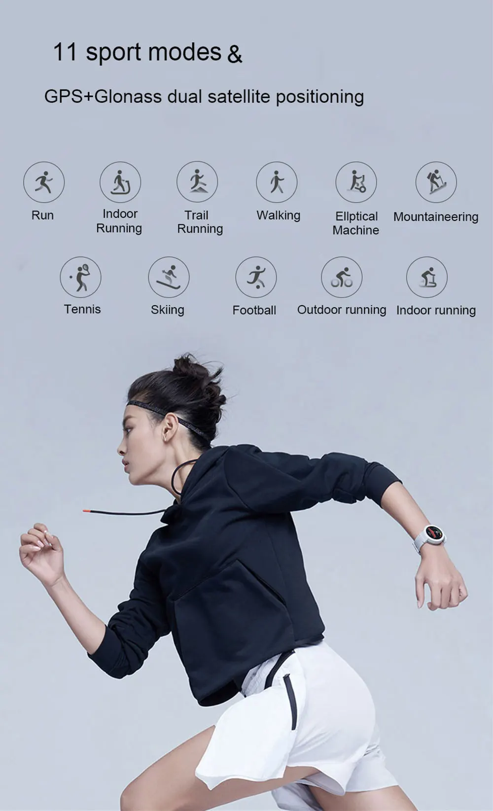 Xiao mi Amazfit Verge английская версия Смарт-часы Huami mi 1,3 дюймов AMOLED экран Улучшенный HR сенсор gps IP68 водонепроницаемый