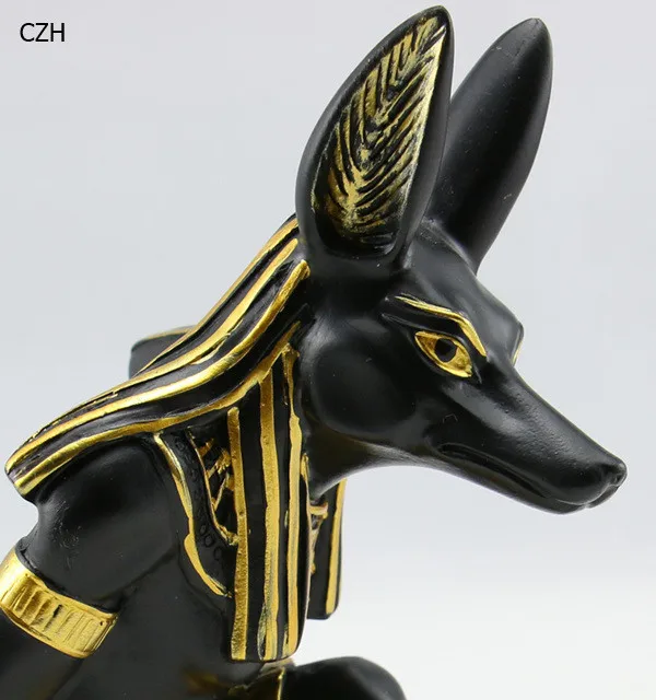 Креативный древний Египетский Бог Anubis Статуэтка бутылка отдых декоративные смолы Пирамида Мумия посуда ремесленный Декор Аксессуары