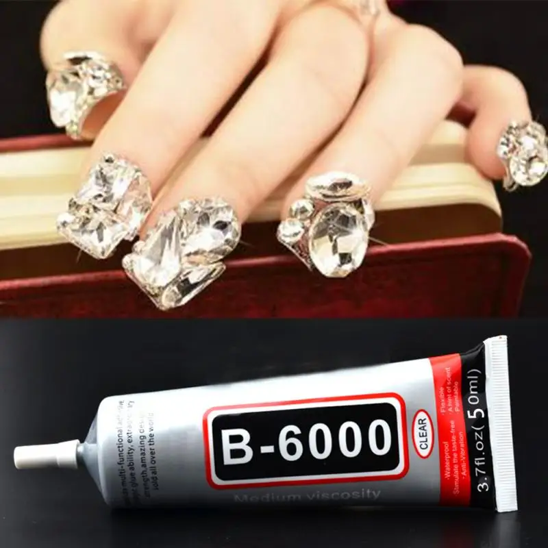 

Nail Art B6000 Craft Glue Super Adhesive Quick drying glue 3ml/9ml/25ml/50ml Waterproof Pearl Jewelry