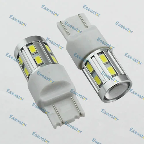 

2pcs/lot good quality 12 LED SMD5630+5W C.R.E.E high power led,p27/7w c.r.e.e led bulb,p27/7w car lamp,3157 led brake
