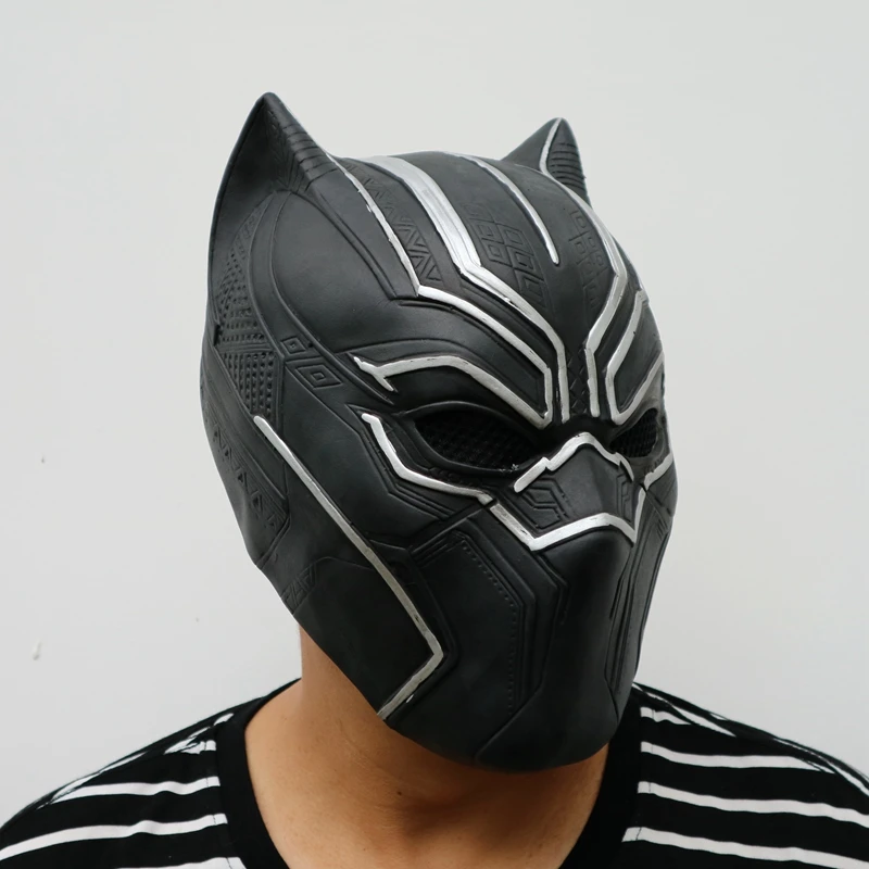 JYZCOS черная маска Пантеры шлем Marvel Superhero Мстители: эндшпиль Косплей Костюм для