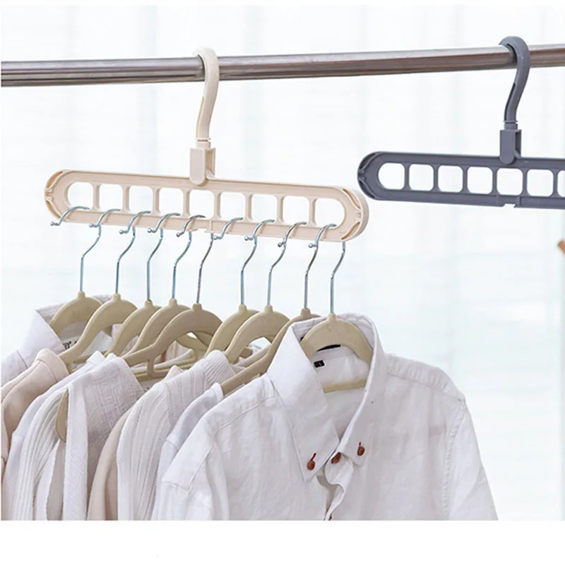 

Multi-Port Support Circle Hanger Clothes Drying Rack Multifunction Plastic Scarf Clothes Hangers Hangers Storage Racks
