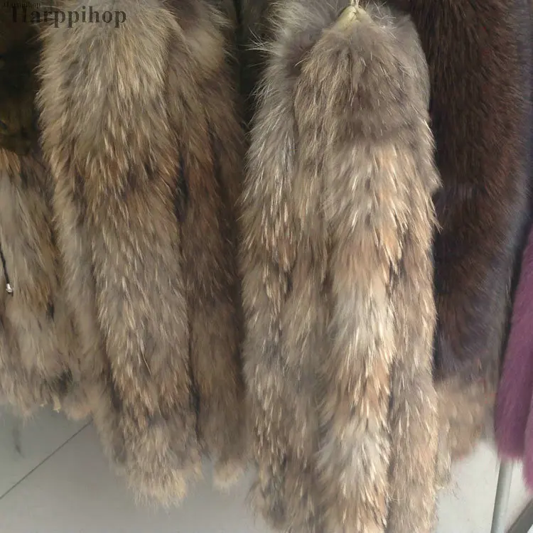 70 см зимний воротник с капюшоном из натурального меха енота, высококачественное модное пальто из меха енота, воротник с капюшоном
