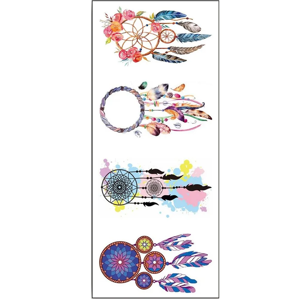 

10pcs Flower Temporary Tattoos for Women Cow Tattoo Stick Environmental Protection Waterproof Arm Fake Tatoo Paper #XTJ
